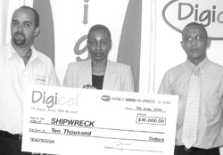Digicel, Shipwreck supporting CAPP