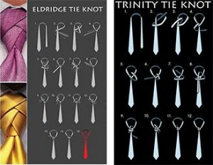 Alternative tie knots