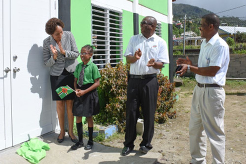 Rubis renovates auditorium of primary school in Dominica