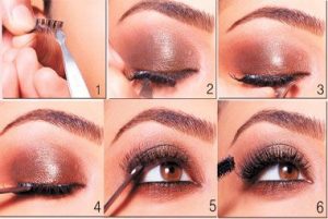 How to apply False Eyelashes