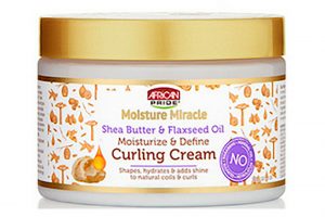 African Pride Moisture Miracle Shea Butter & Flaxseed Oil Moisture & Define Curling Cream 