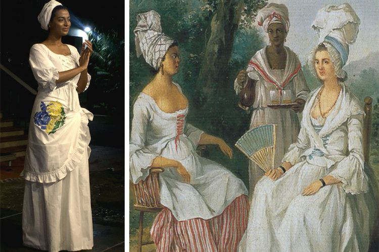 Jeremy Payne inspired by 1800s gown 