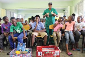 Grade 6 boy  rewarded for  exemplary  service to animals