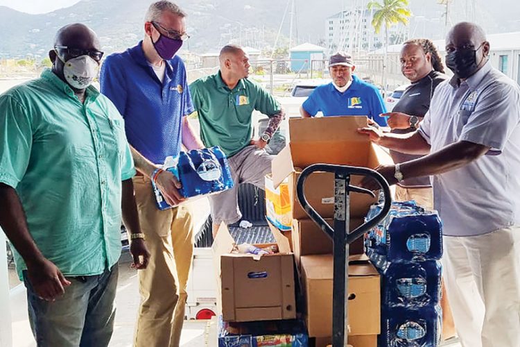 BVI unites to collect relief supplies for SVG