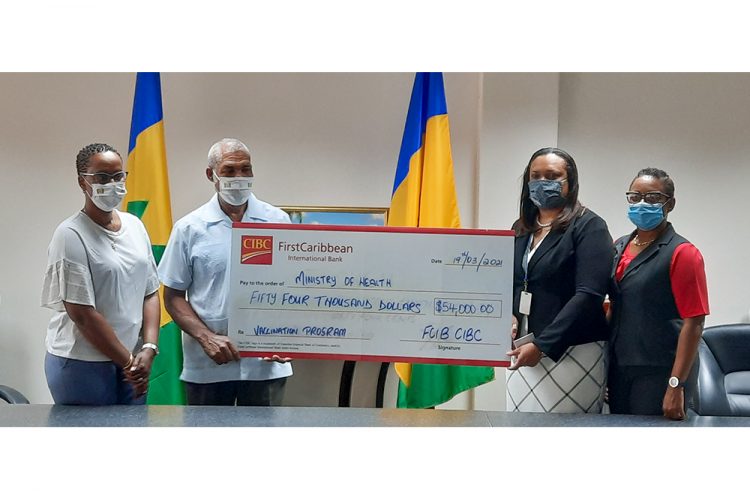 FirstCaribbean Supports purchase of COVID vaccines in SVG