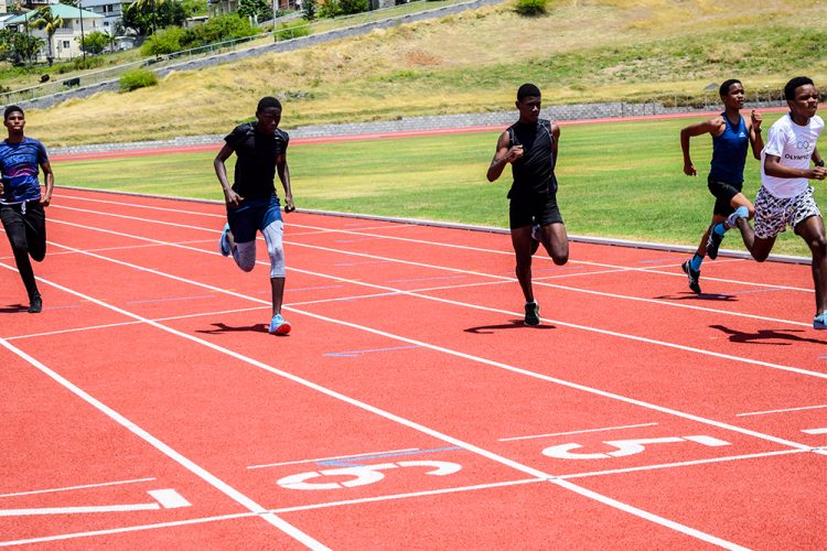 Athletes back on track