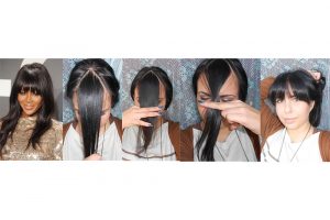 How to cut your own bangs