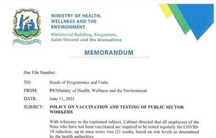 COVID19 testing for unvaccinated State employees to begin Monday