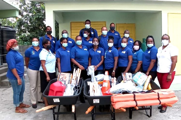 SVG Red Cross donates equipment to Buccament disaster relief team