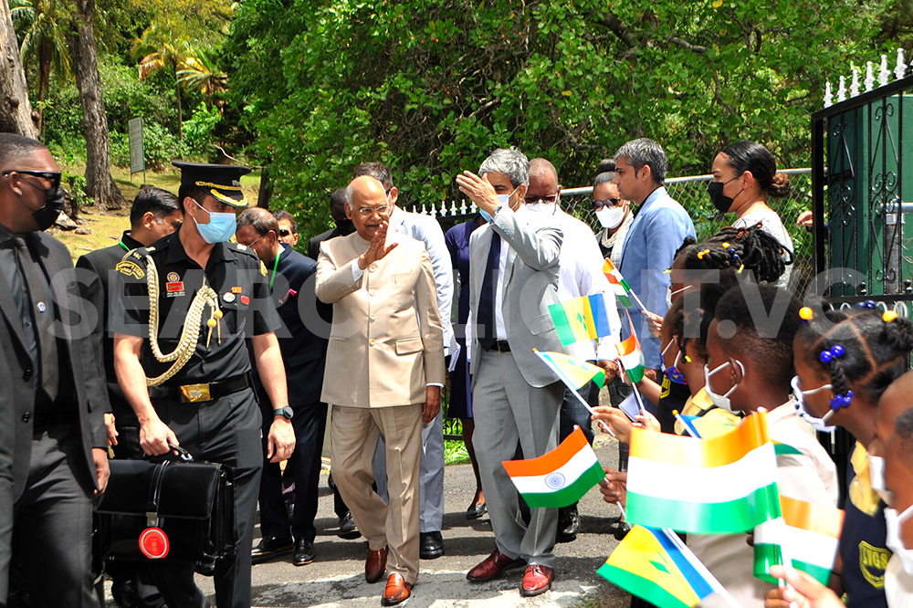 President of India on three-day state visit to SVG