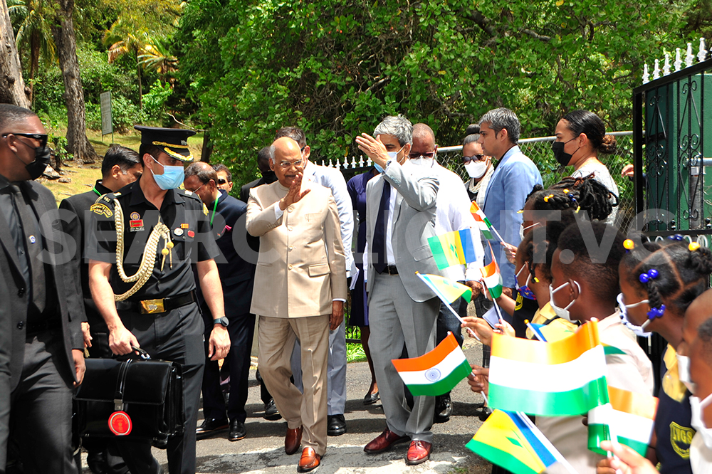 President of India on three-day state visit to SVG - Vimarsana News
