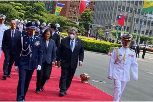 Taiwan’s President moved by visit of PM Gonsalves despite China’s military exercises