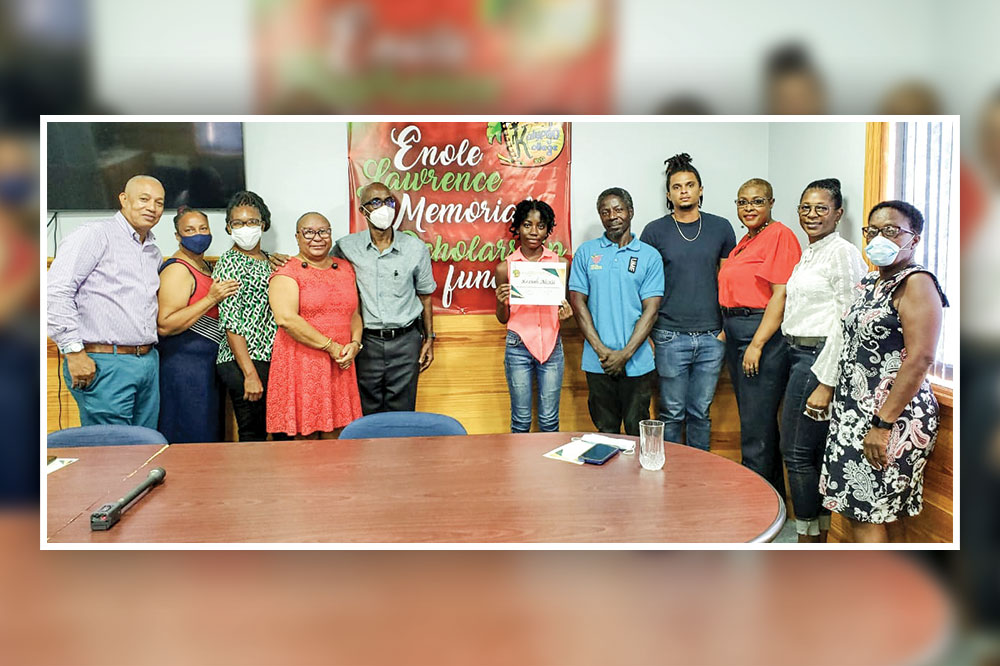 12-year-old is first recipient of the Enole Lawrence Memorial Scholarship - Vimarsana News