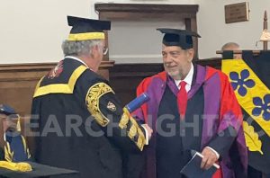 Dr Ralph Gonsalves awarded honorary doctorate by the University of Wales Trinity St David (+video)