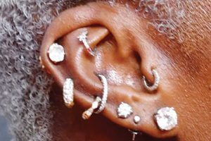 Ear, body piercing a sign of slavery
