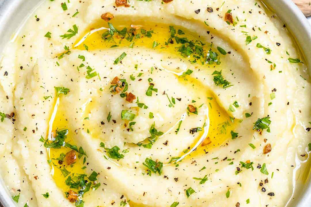 Garlic Butter Mashed Cauliflower - Vimarsana News