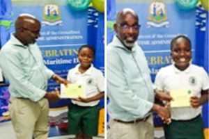 Winners in the SVG Maritime  Administration Essay Competition Category 1 – Correction