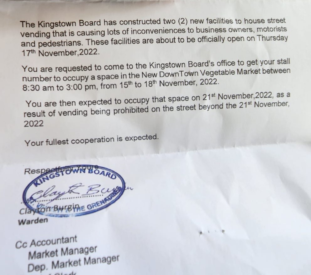 kingstown town board notice 