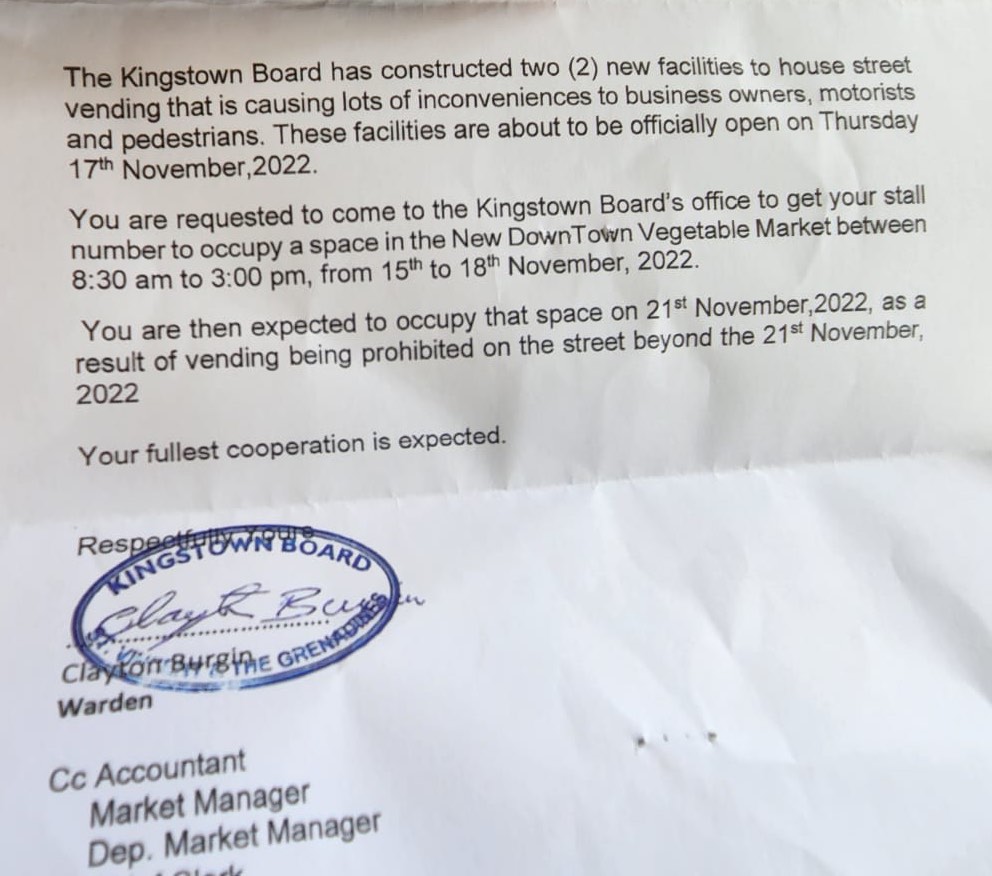 kingstown town board notice