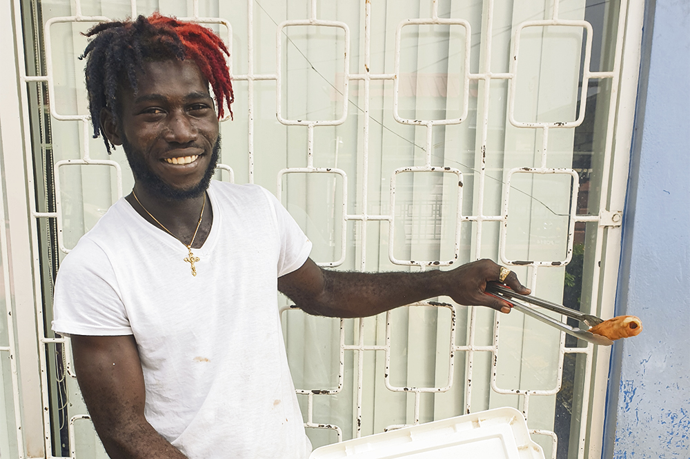 Corn Dog Man, Jahaziel, finds niche in Kingstown - Vimarsana News