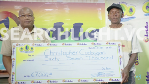 Barrouallie man wins Lotto Jackpot of $67, 000