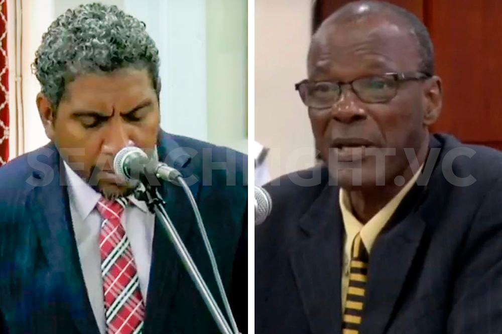 Finance Minister and West Kingstown MP spar in Parliament over roads