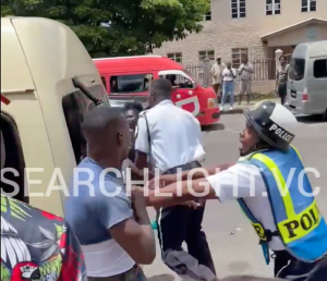 Ticket believed to be the cause of police-minibus operator scuffle