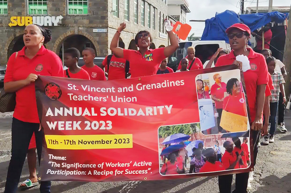 Union head lashes teachers for poor support at march - Vimarsana News