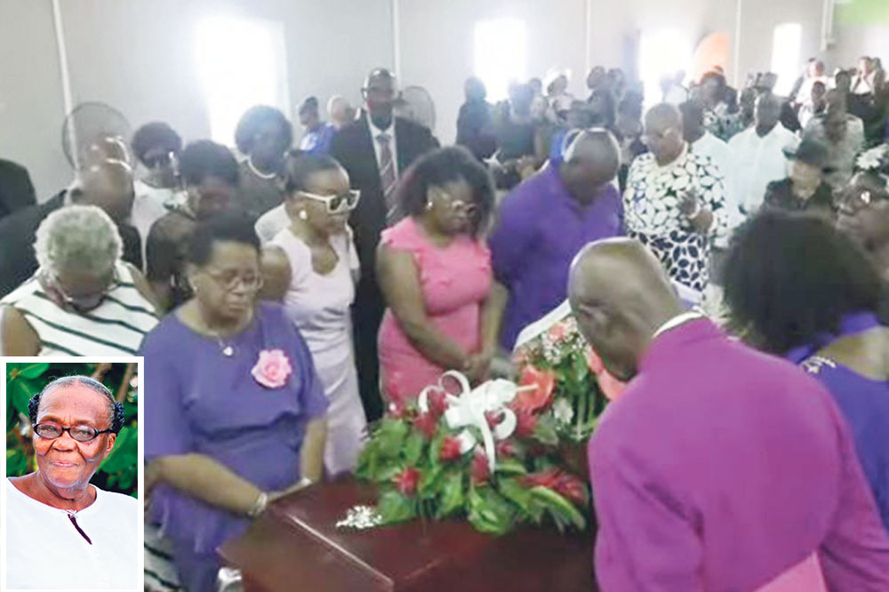 Bishop Melch Pope fulfils promise to Jestina Charles at her funeral service - Vimarsana News
