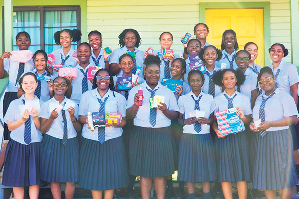 GHS Interact Club launches feminine products drive - Vimarsana News