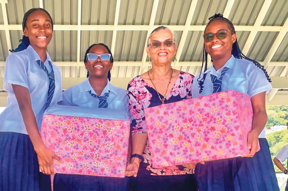 Interact Club of GHS to distribute Feminine Care Items Searchlight
