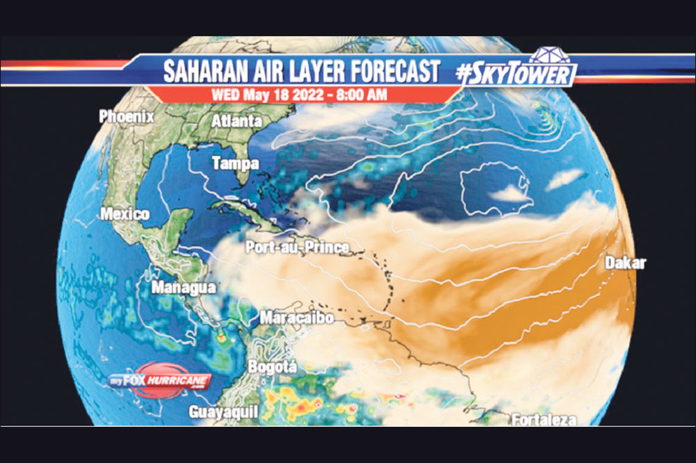 Sahara dust plume casts shadow over Caribbean States - Vimarsana News