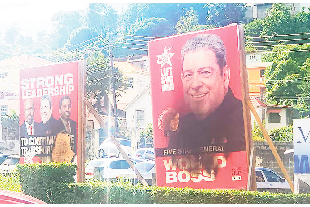 ULP billboards at Frenches burnt again - Vimarsana News
