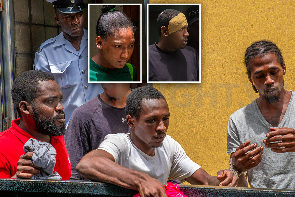 Four men and one woman remanded on attempted robbery, murder, and ...