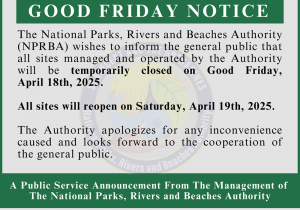 All National Parks, Beaches and Rivers sites closed on Good Friday