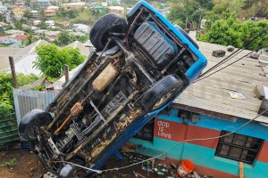 Jeep ‘sleeps’ on man’s house
