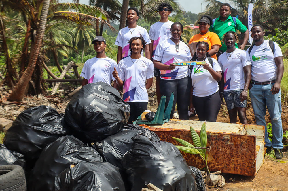 Biabou Waterways Clean-up ends King’s Baton Tour of SVG