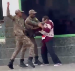 Police officers seen on video assautling man placed on administrative leave