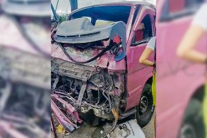 Driver in ICU after Gibson Corner crash