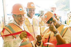 Construction team hands over keys for Port buildings