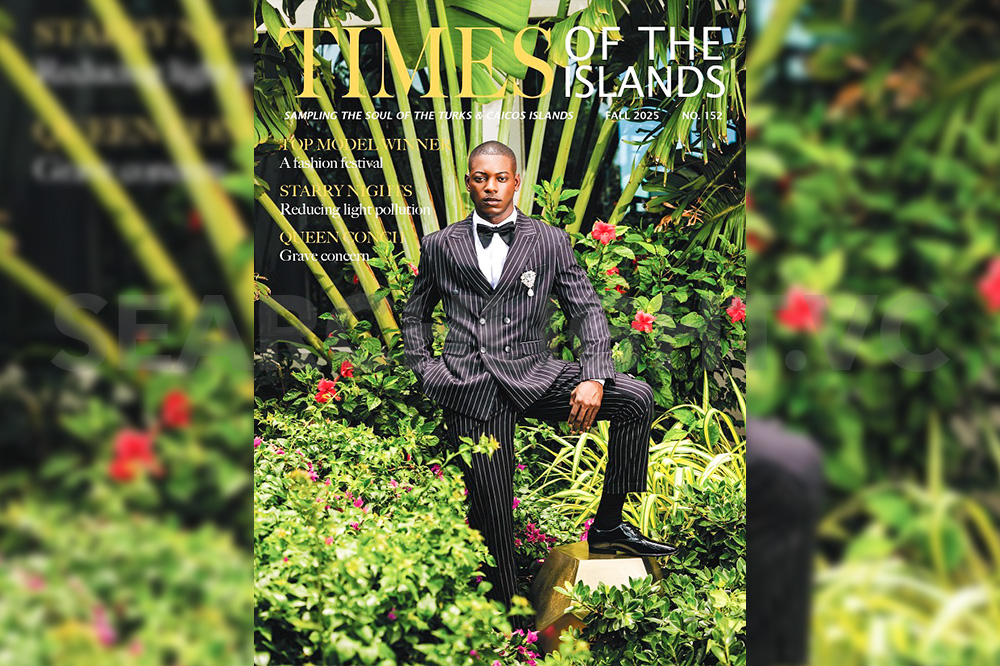 Vincentian Model, Shakem Charles graces ‘Times of the Islands’ magazine cover