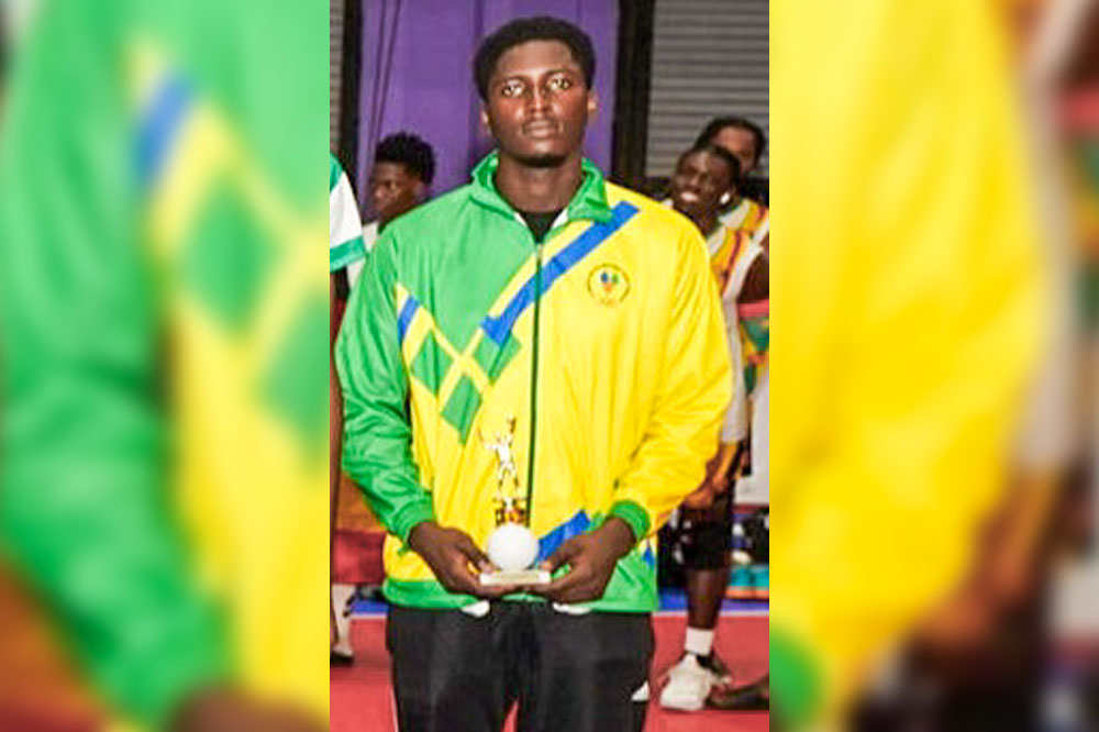 Damari Frederick is Best Server at ECVA Men’ U-23