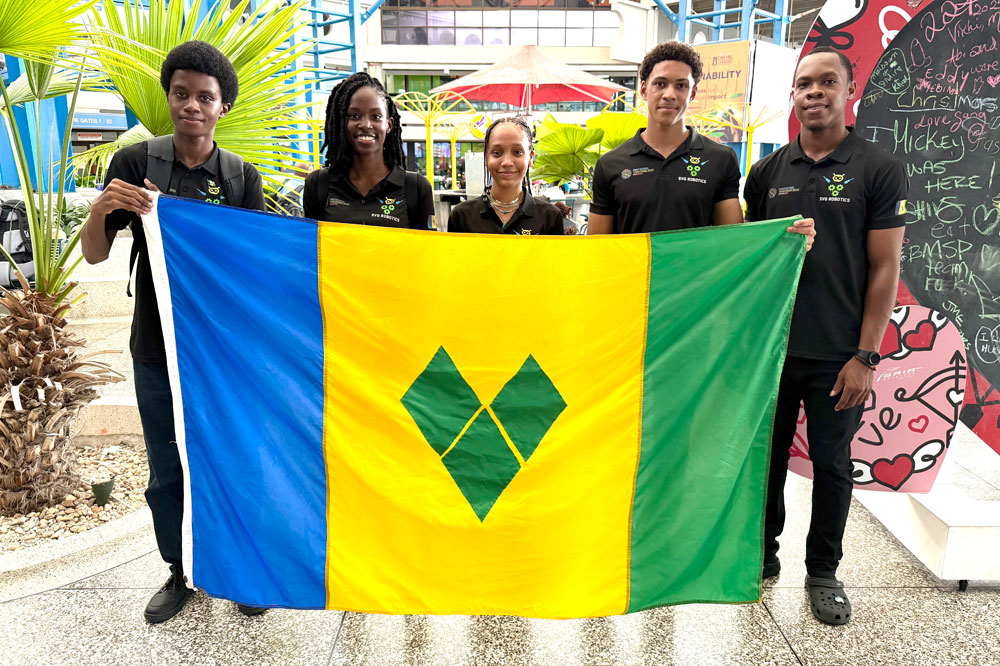 Team Robotics SVG is 2nd in the OECS at International contest