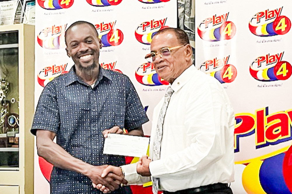 Lotto pays our record PLAY-4 Jackpot