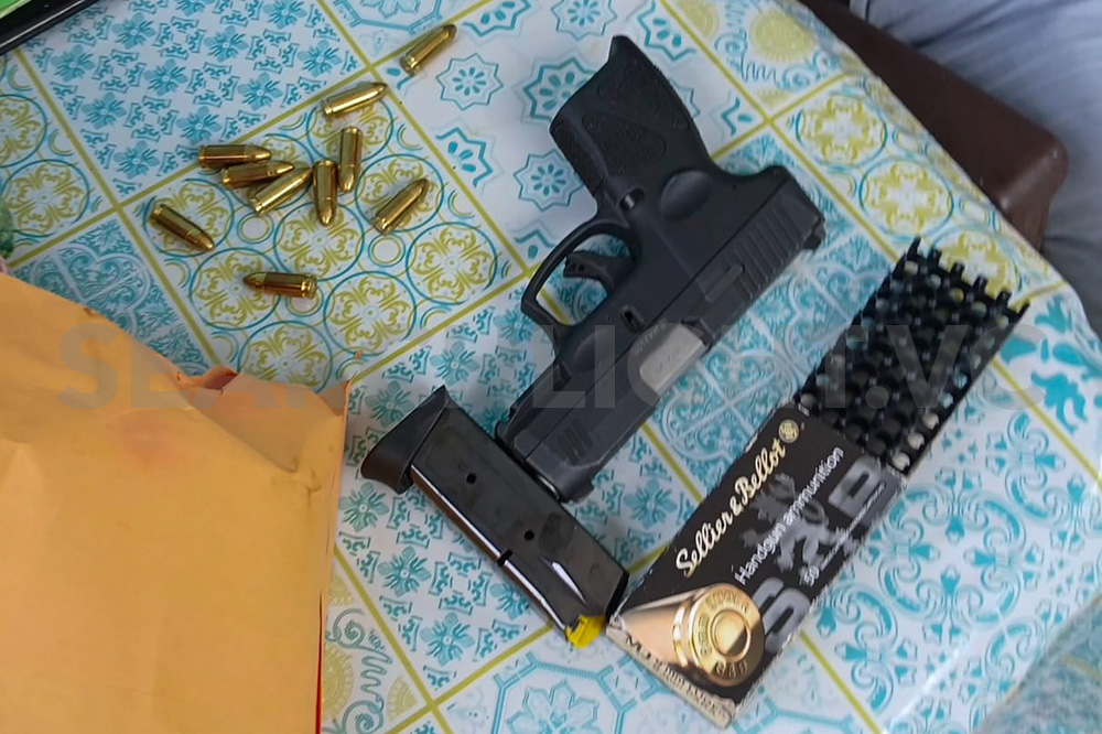 Construction worked charged with illegal firearm and ammo possession, granted bail