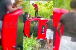 Several persons injured as minivan overturns in South Union