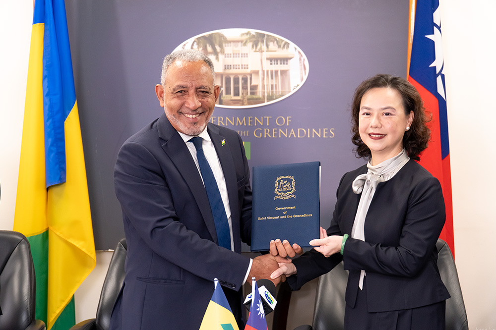 SVG receives US$3m social relief grant from Taiwan