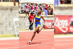 John dominates in the All-Leeward Athletics Championship