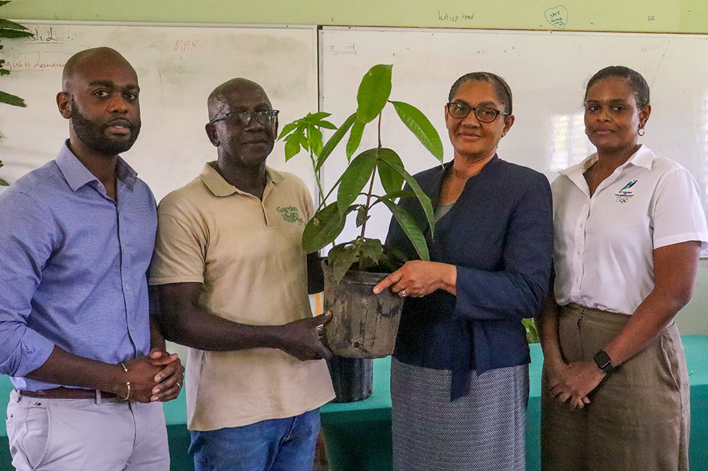 North Leeward Secondary schools receive Agricultural support