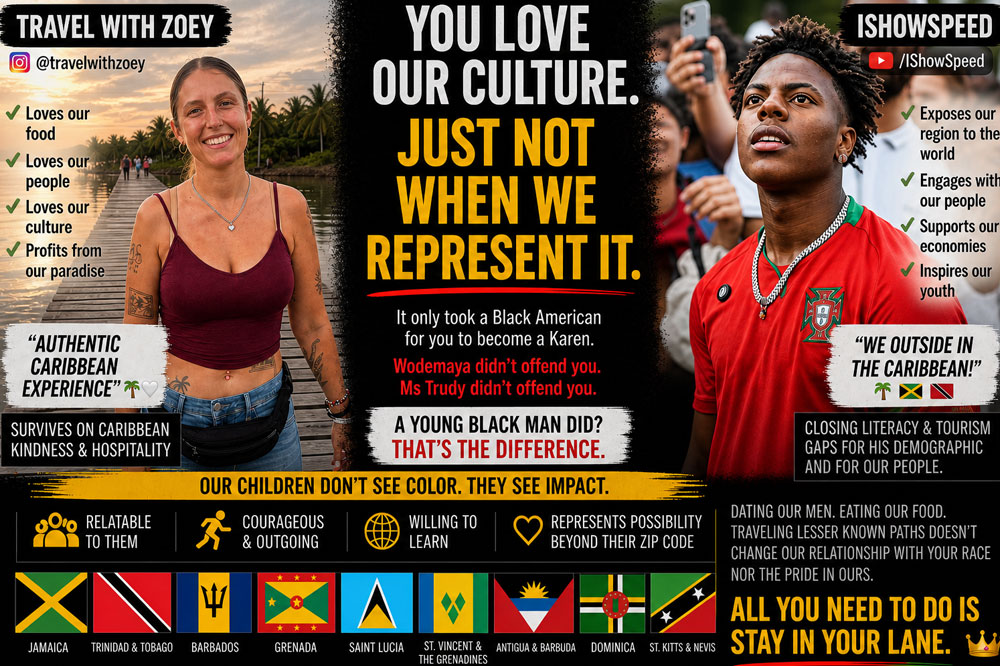 Travel with Zoe vs IShowSpeed: Selective Outrage, Cultural Access, and the  Economics of who gets to represent Us